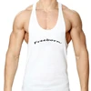 High quality custom Mens tank top gym grey textured slim fit vest gym tank top