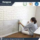 Home decoration cheap waterproof red 3d brick foam wallpaper