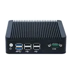 Micro desktop computer price IBOX501 N5 fanless nano dual lan mini pc windows10