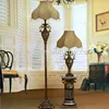italian wooden floor lamp fanky light