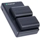 Smatree LP-E6 Rechargeable Camera battery (2-pack) with Rapid Dual Charger for Canon EOS 80D