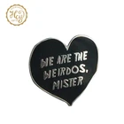 Beautiful Design Custom Safety Hot Sale Heart Shape Zinc Alloy Pin Badge