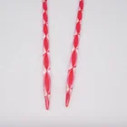 Knitting Needle Needles Single Point Straight Knitting Needle Plastic Knitted Needlework Acrylic Crystal Needles