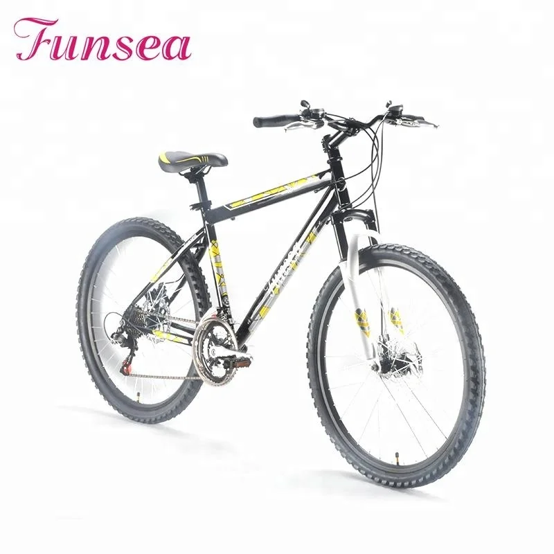 black downhill bike