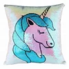 New Design Changing Color Reversible Sequin Unicorn Pillow Cushion Cover Home Decoration Magic Mermaid Sequin Unicorn Cushion