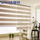 Manual Modern Plastic Double Zebra Blinds CB-59