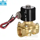 brass 220 volt 12v 2 inch 1.5 inch lpg gas filling water natural gas detector solenoid valve