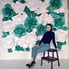 Wedding Flower Paper Flowers Handcraftdiy Giant Paper Flower Backdrop Diy Giant Artificial Flower Backdrop in Bulk