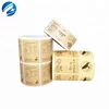 Eco Friendly Custom Roll Printing Kraft Paper Sticker Label China Manufacture