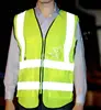 Safety Vest Front Zipper, High Visibility Neon Yellow | ANSI/SEA Standard - Size M