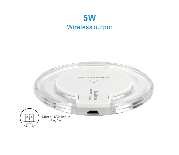 2018 Portable Compatible qi Sans Fil Chargeur de Charge - ANKUX Tech Co., Ltd