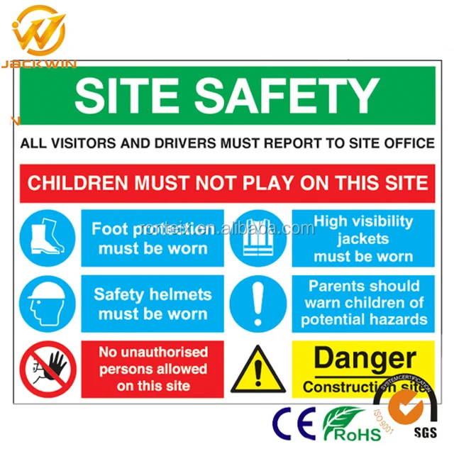 warning safety signs photo