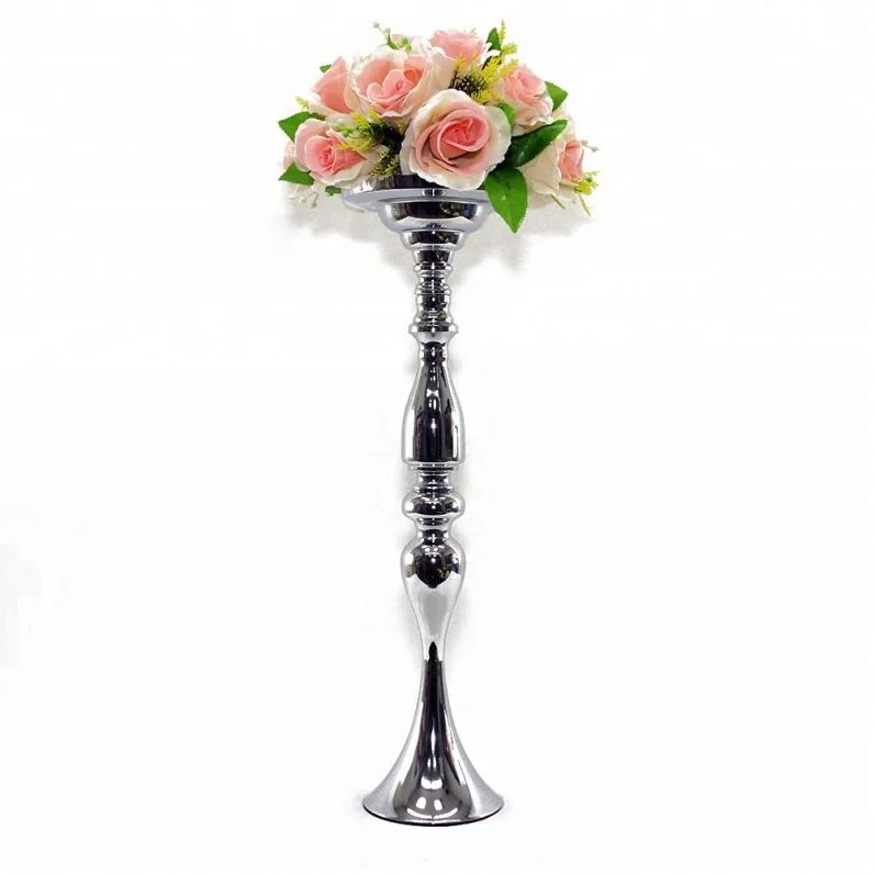 Hot Sale Event Candle Stand Matel Candle Holders Silver Church