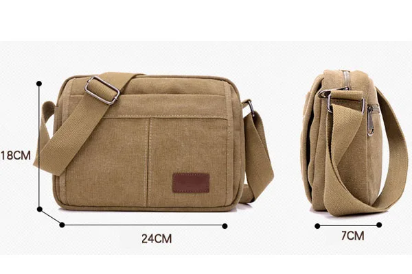 Wholesale unisex crossbody sliing bag canvas messenger shoulder bag for men 2017