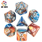 7 pcs Multicolor Polyhedral Dice Set for RPG Games and Dungeons and Dragons