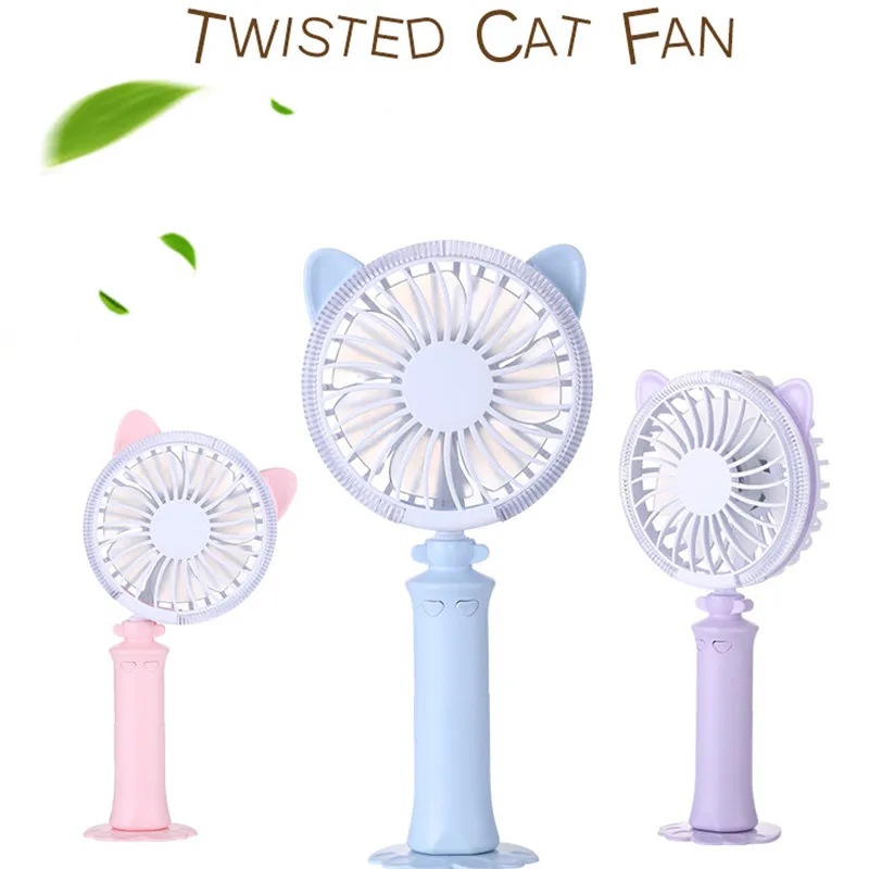 Most Popular Korea Market Portable Handy Rechargeable Mini Fan Summer 