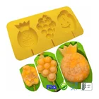 2016 factory directly price silicone pineapple cake mould