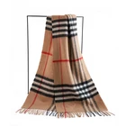 Fashion Design Long Woven Winter Scarf Women 100% Wool Scarf With Tassel