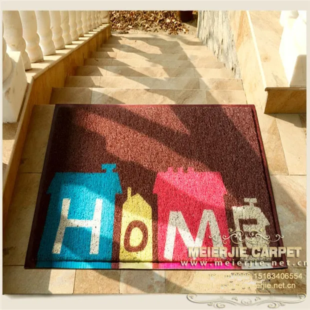 Kitchen Bathroom Floor Print Anti Slip Coloured Door Mats View