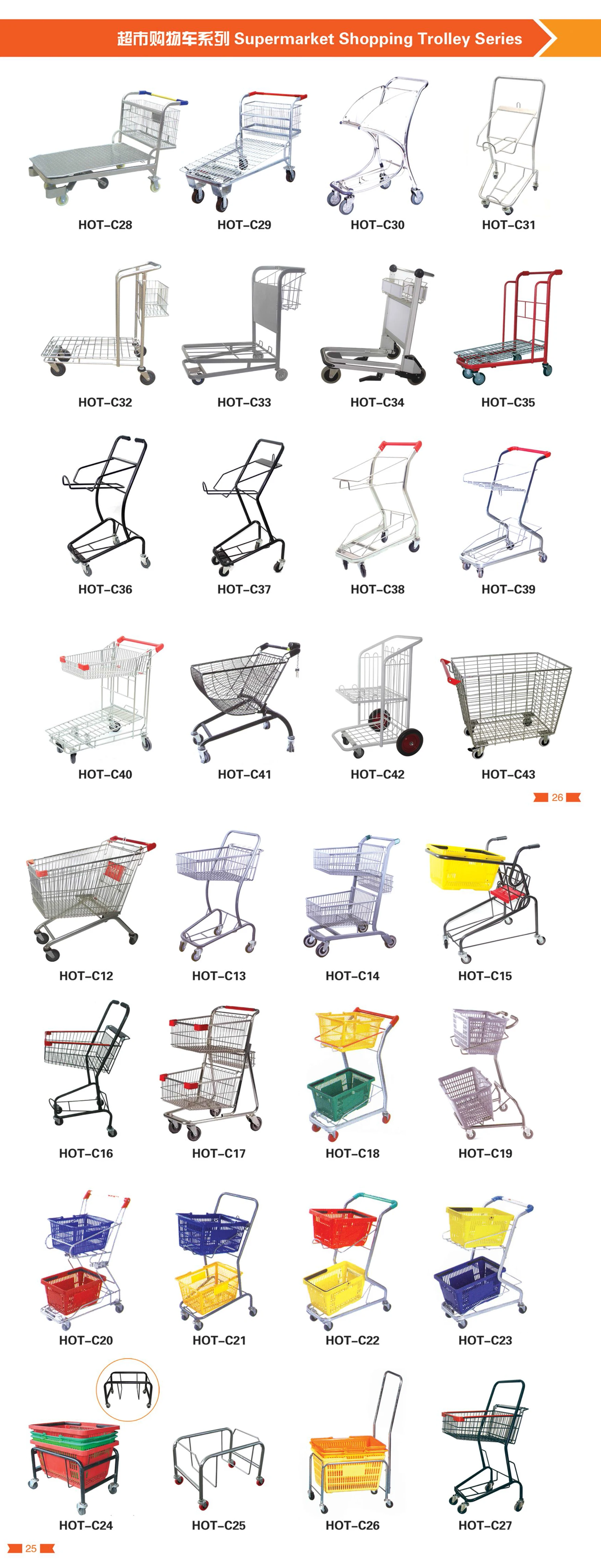 2018 Whole Store Equipment Professional Supermarket Shelve Plastic Shelving Carts Basket turnover Baskets Lifting Spare parts