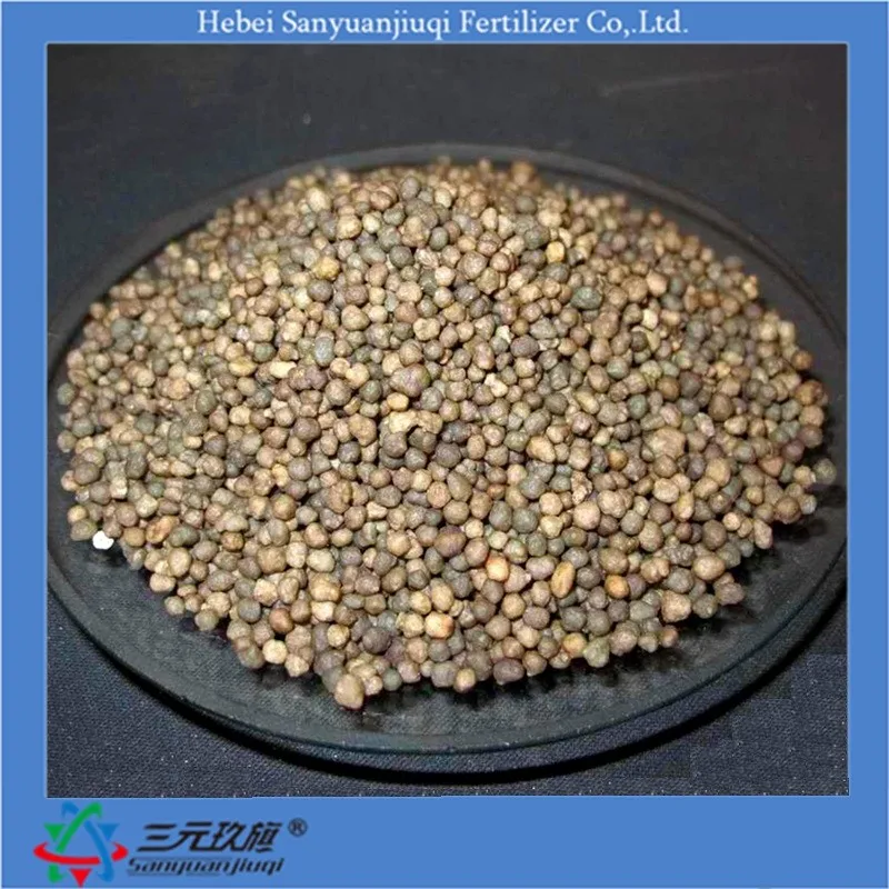 DAP 18-46-00 Diammonium Phosphate Brown or yellow color Granule, manufacturer in China, suitable for a variety of crops and soil