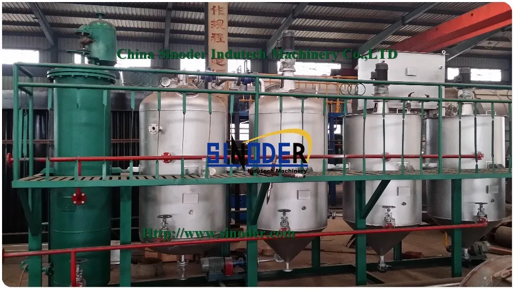 50TPD edible oil refinery plant for making cooking oil with good quality