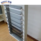 Hurricane impact aluminum frame glass window rolling shutter