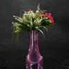 Recyclable clear promotion decorative plastic flower vase