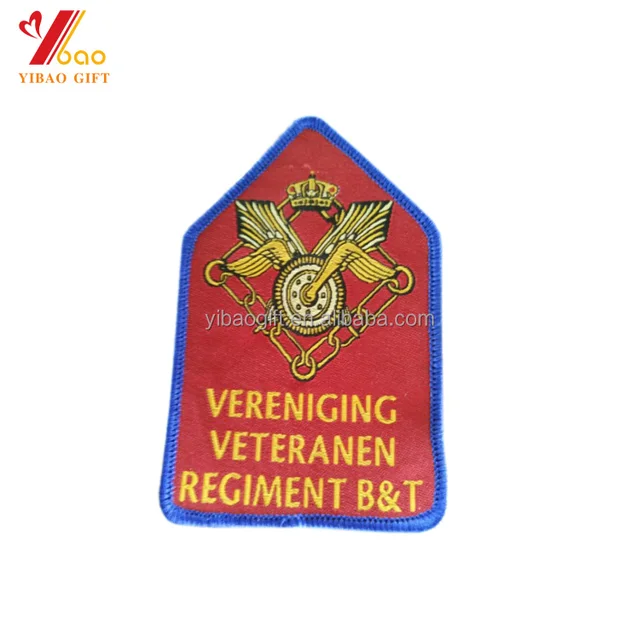 professionally customized summer clothes iron on woven patches