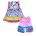 Baby Sets New Knit Cotton Clothing Children`s Two Pieces Short And Sleeves Tunic Shirts Clothes