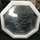 American upvc fixed double glazed skylights pvc windows