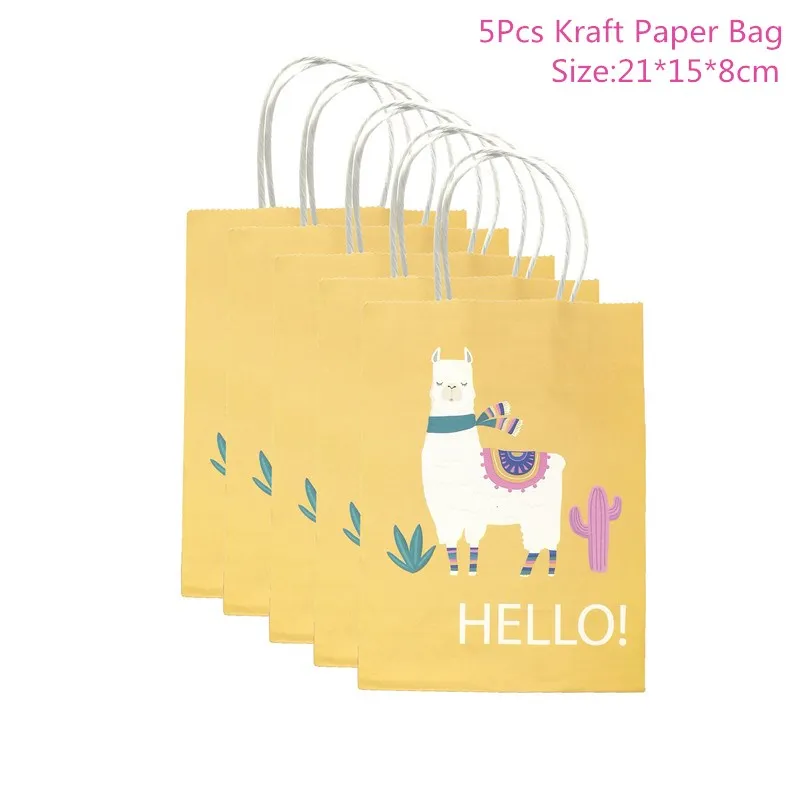 kraft paper bag with handles paper gift bags birthday party baby