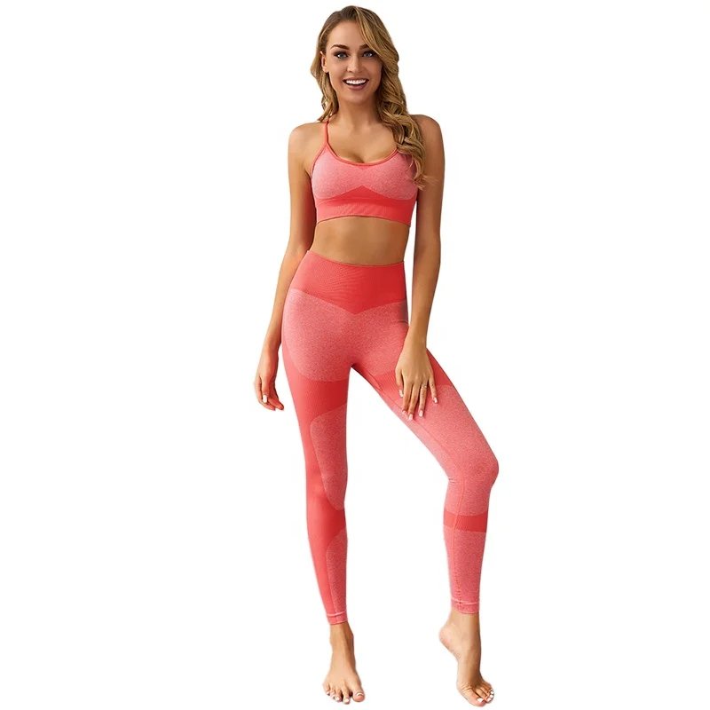 gym leggings and sports bra set