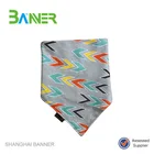 Hot sale 100% organic cotton baby bandana drool bibs