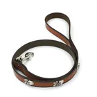2018 High quality promotional luxury hot retractable pu dog leashes
