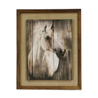 Wooden Plaque Wood Plaque Horses Picture Wood Art Prints Square Wooden Plaque