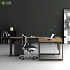 Modern L Shape Complete Executive Desk Office Furniture Set For Manager Table