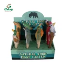 Direct factory CE standard carving wooden animal pen