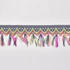 Fringe trim lace dance dress fringe silk fringe trim