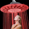 Hot Style 6 inch ABS Plastic Rain Shower Head in Red color type