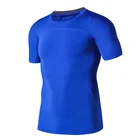 Customized Men T SHIRT polyester spandex printing custom Breathable 3d t shirts for seamless gym Quick Dry men short T-shirts