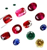 Various sizes of colored gemstone rhinestone color zircon loose diamond ring bracelet inlaid jewelry custom