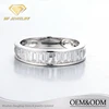 CZ Setting Design Wholesale Price 18k Silver Inlay CZ Ring