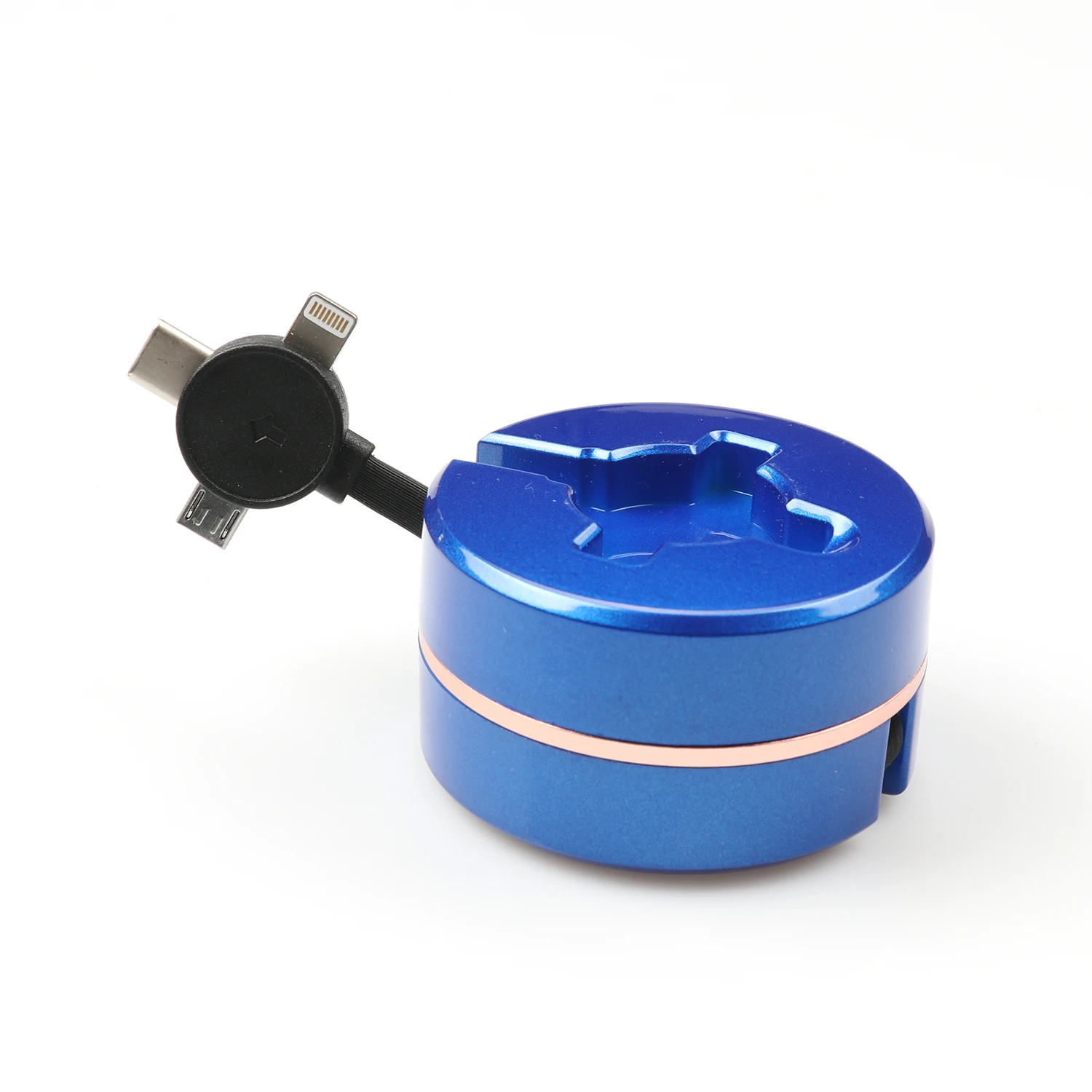 Creative round box data retractable micro usb charging cable for Android mobile phones - ANKUX.COM