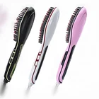 Electronic comb LCD Flat iron comb hair brush stylish hair straightener comb