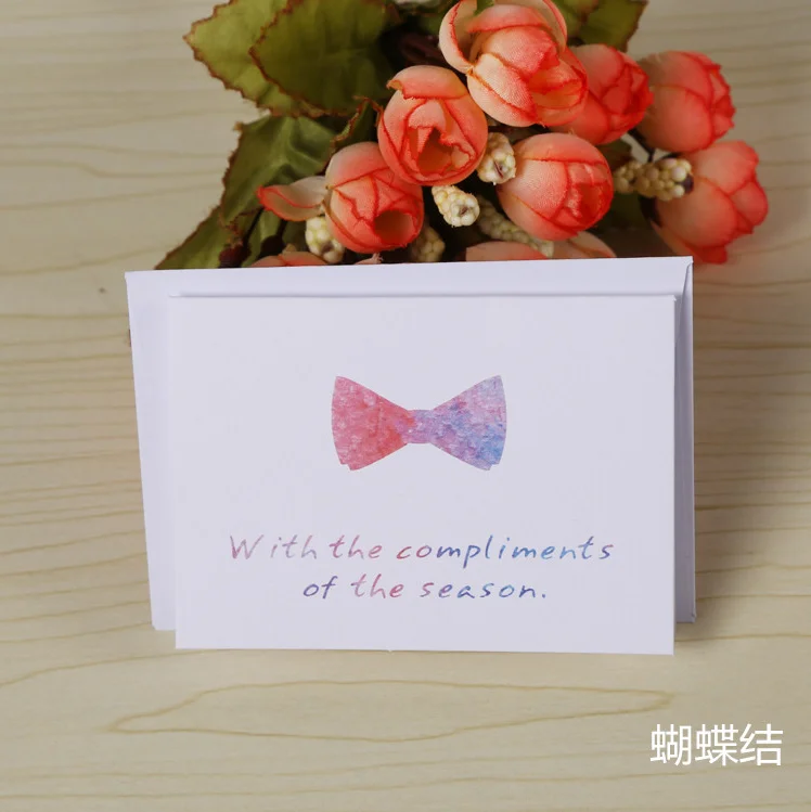9 designs 8.5x6 cm paper folding cute children greeting cards