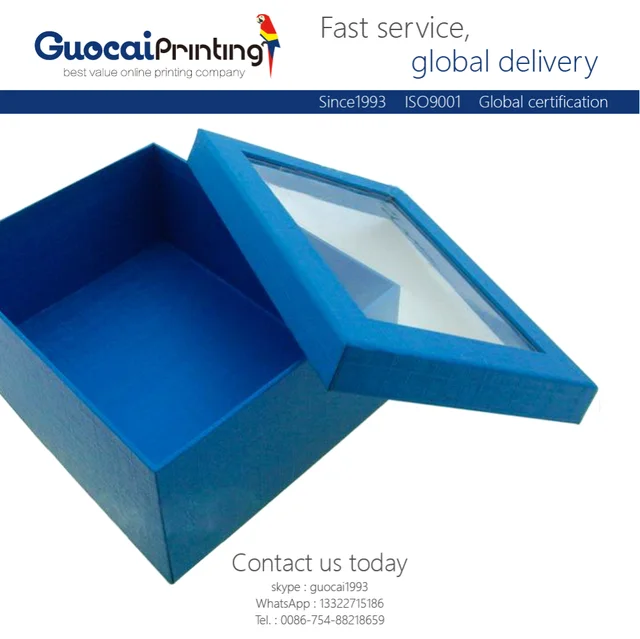 accessories watch paper gift box with clear pvc window malaysia