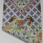 Factory direct beautiful flower plain 100% cotton lawn printed fabric