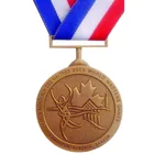 Custom Metal Running Award Sports Medal with Ribbon