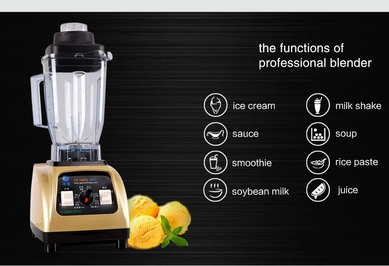 food machine mixer juicer blender electric blender with cover